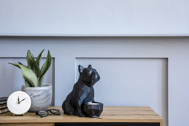 Pet Urn on a Shelf